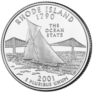 2001 Quarter - P - Rhode Island reverse